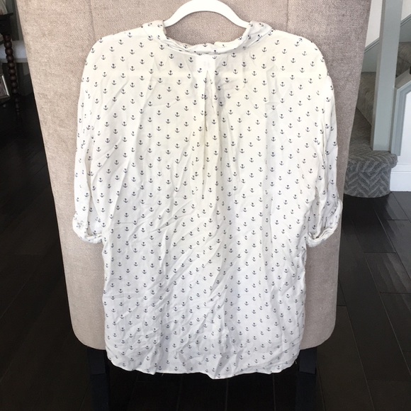 Just Living Anchor Blouse Shirt - Picture 6 of 8